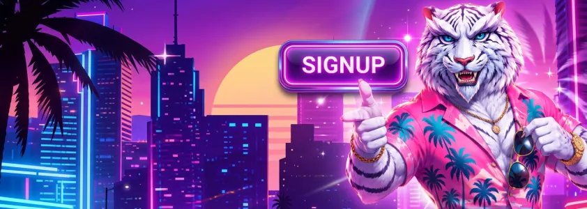 LuckyHills Casino signup banner